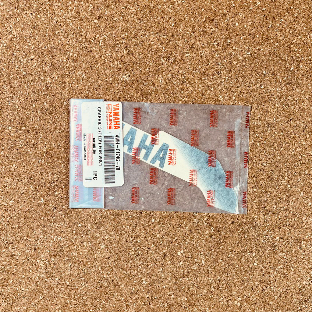 STRIPING STICKER F1ZR FIZR COVER AKI 2001 2002 ORIGINAL YAMAHA