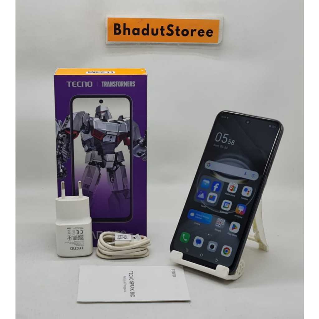 Tecno Spark 30c 6/128 8/256 GB Garansi Resmi Indonesia Second
