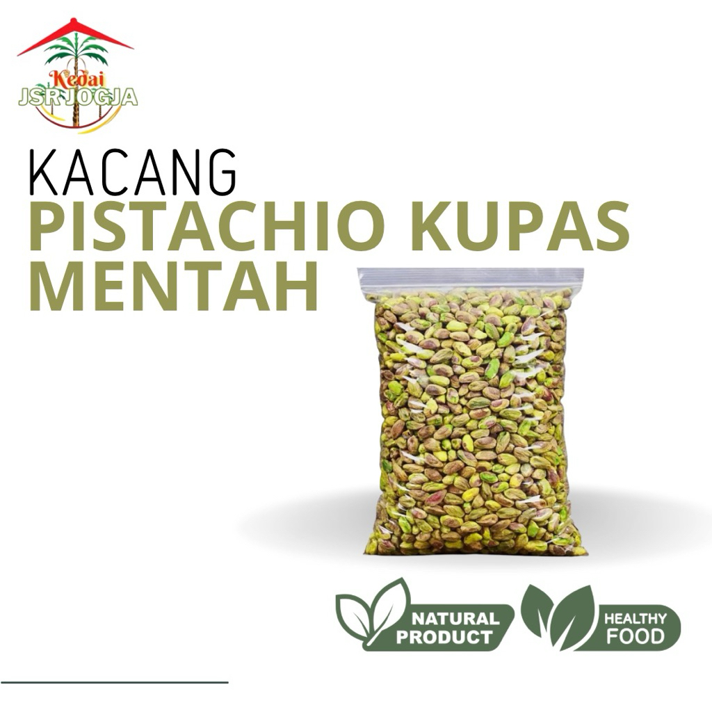 

Kacang Pistachio Kupas Mentah 100 GR
