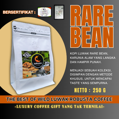 

Kopi Luwak Liar Asli 250 gram Robusta Sumatera, Langka Rare Bean Terbatas - untuk Penikmat Eksklusif