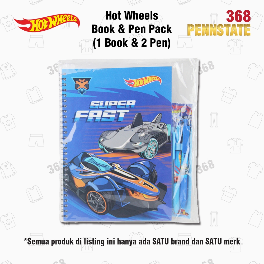 

Hot Wheels Super Fast Book & 2 Pen Pack (Buku & 2 Pulpen)