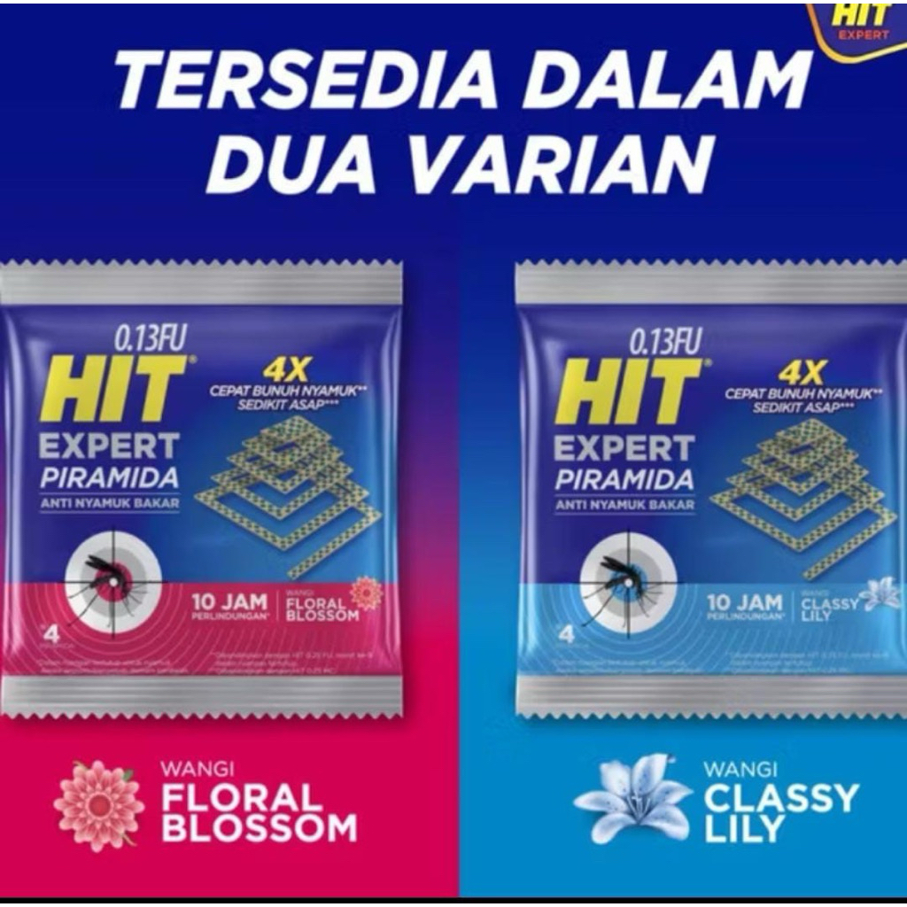 HIT Expert Piramida Obat Nyamuk Bakar [ 1 Renceng ]