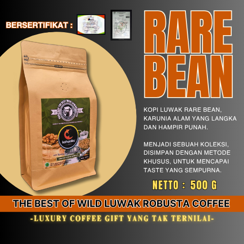 

Kopi Luwak Liar Asli Sumatera – Rare & Premium, Robusta 500g, Stok Terbatas untuk Penikmat Eksklusif