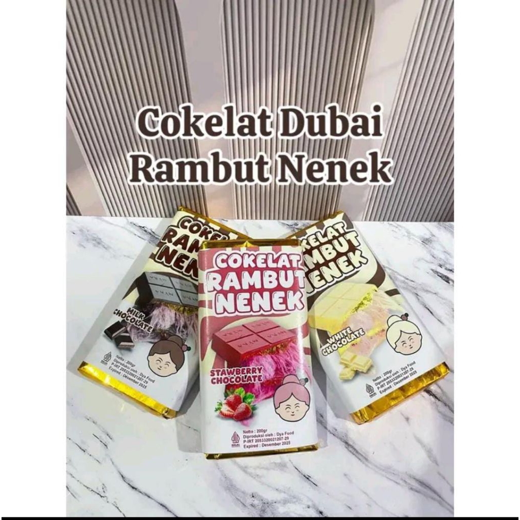 

COKELAT DUBAI ISINYA RAMBUT NENEK COKLAT DUBAI LOKAL HOMEMADE