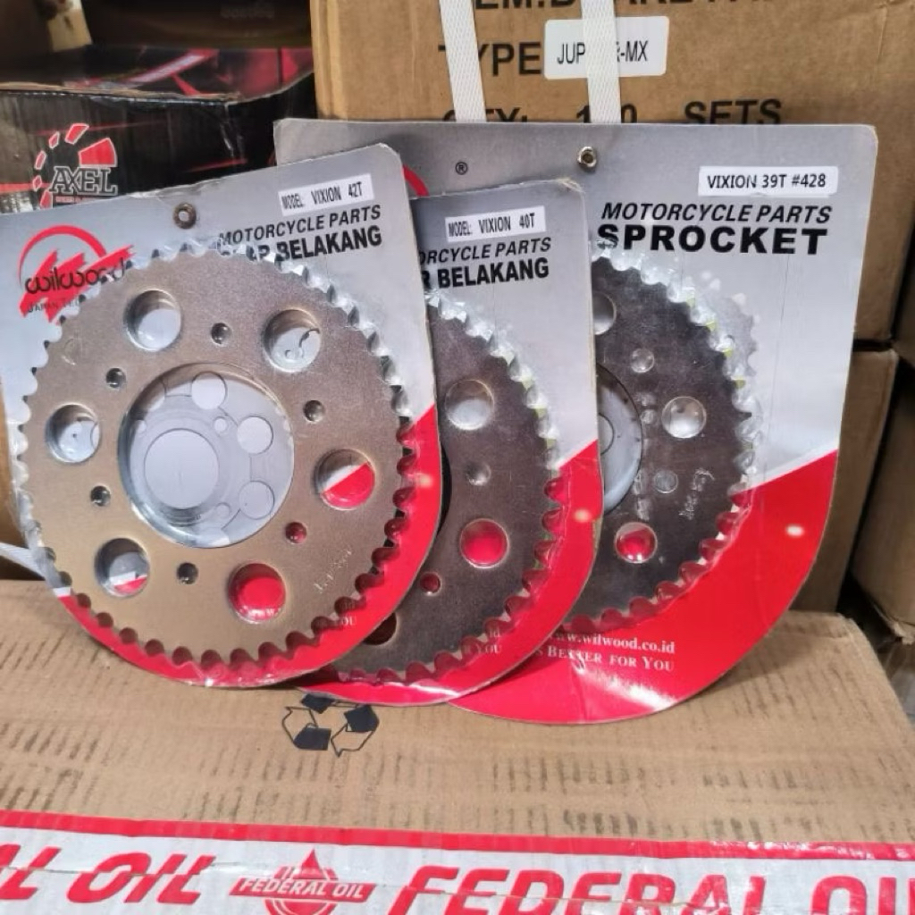 Gear belakang yamaha 428 wilwood