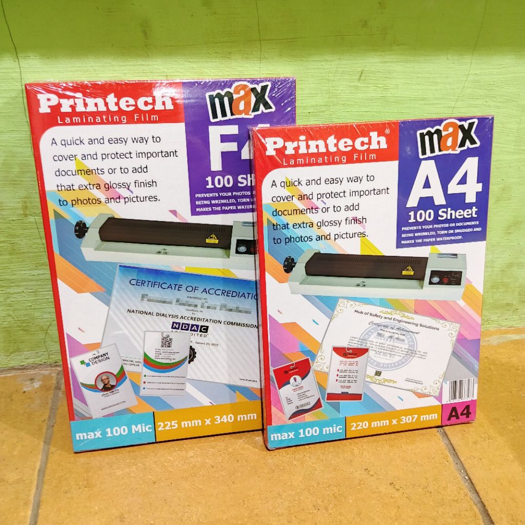 

20 Pcs Plastik Laminating A4 / F4 PRINTECH