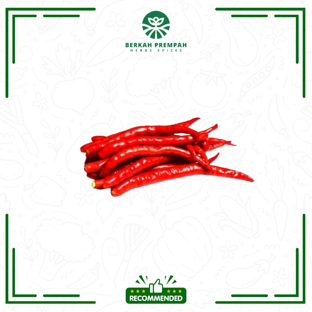 

Cabe merah keriting petik segar - Berkahprempah