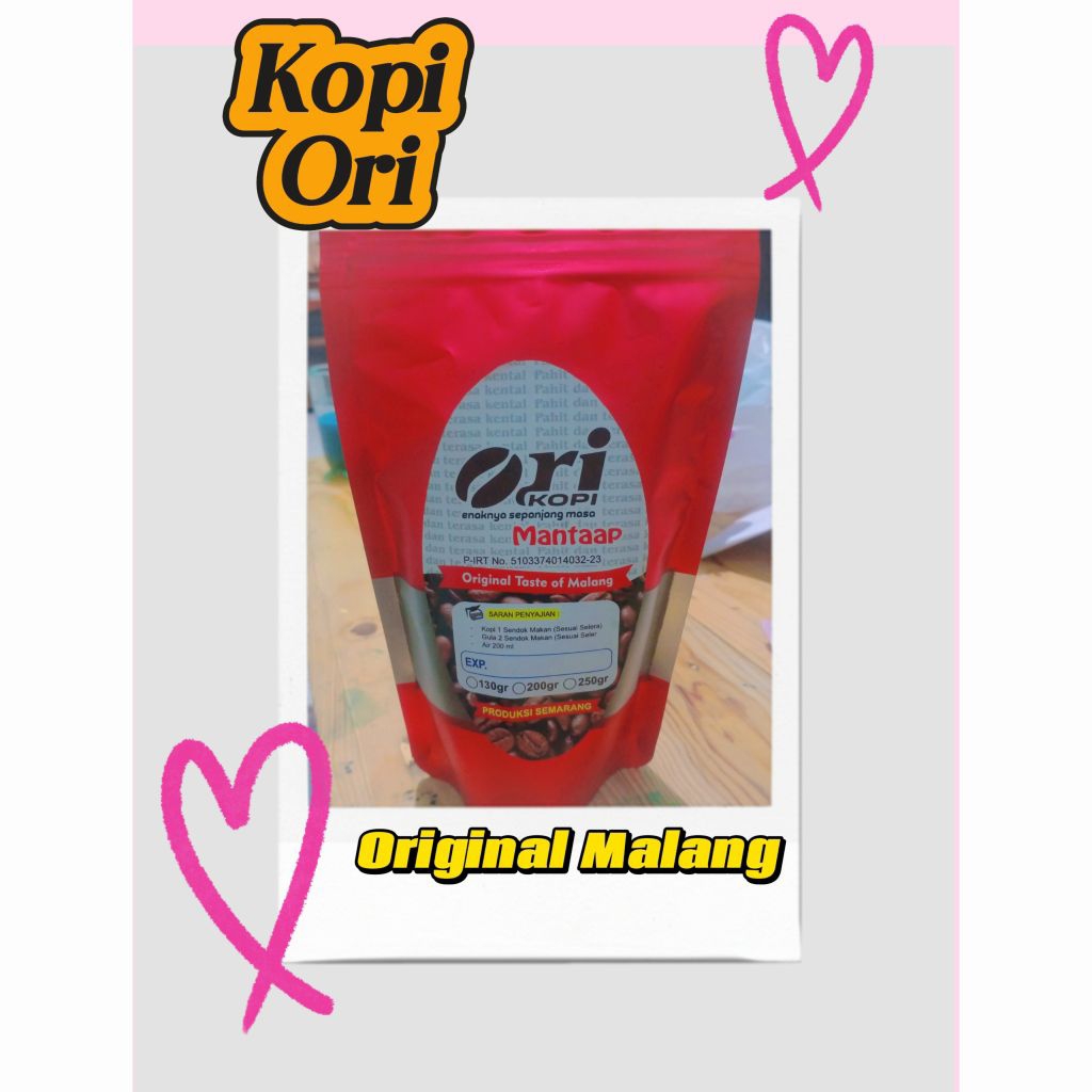

Kopi hitam asli dari kopi pilihan tanpa campuran kemasan ekonomis 130g