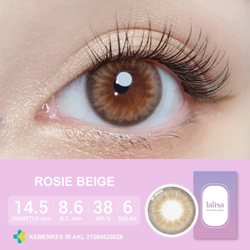 MINUS Softlens Lalisa -0.50 sd -6.00 14.50mm KOREA Lensa Kontak Warna Lisa Rosie Soflens Venom