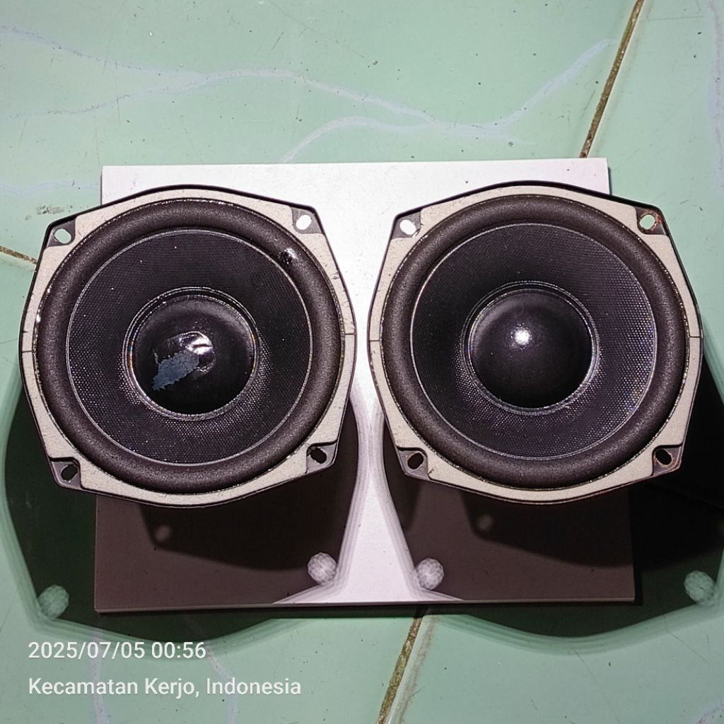 sepasang speaker woofer 5 inch original bekas speaker COMPO