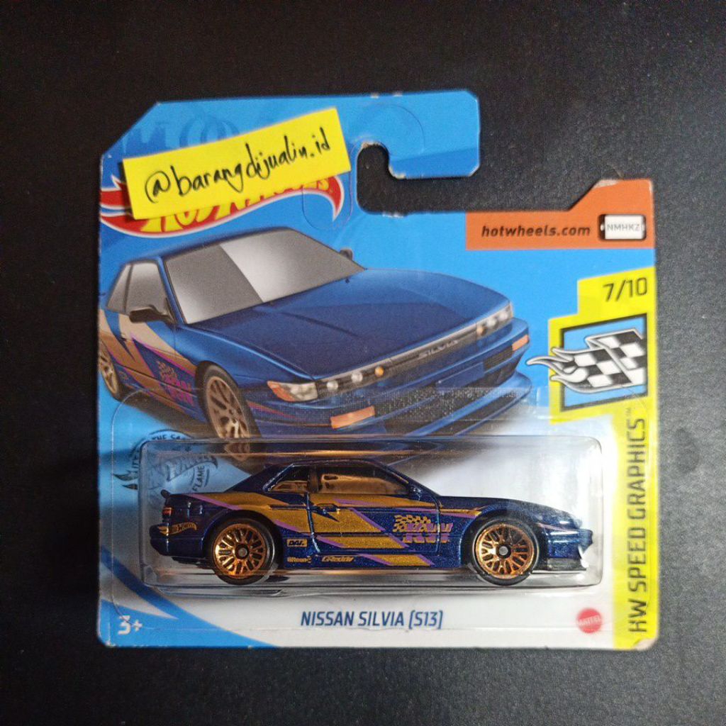 Hotwheels SHORT CARD NISSAN SILVIA (S13)
