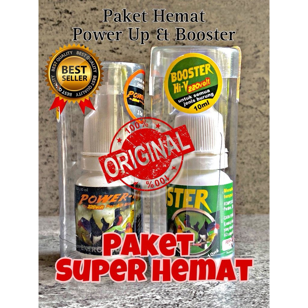 Booster + Power Up by 220 Volt Paket Super Hemat pleci sogon