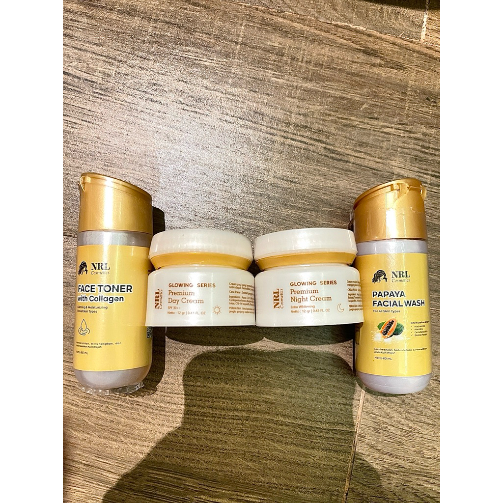 NRL Skincare Paket Ekonomis Original Glowing,Flek (BISA COD)