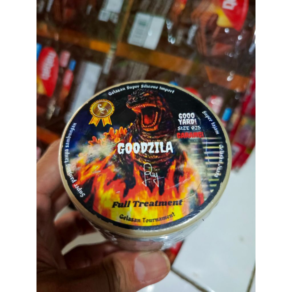 HARGA UNTUK 1 KLOS GELASAN GOODZILA SENAR BAHAN MOLOR 0.22/0.25 PANJANG 6000 YARD KLOS GADING UNTUK 