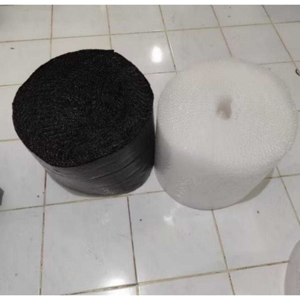 

BUBLE WRAP PEMBUNGKUS 20 CM X 50 M / 30 CM X 50 M BAHAN TEBAL VARIASI WARNA HITAM BENING