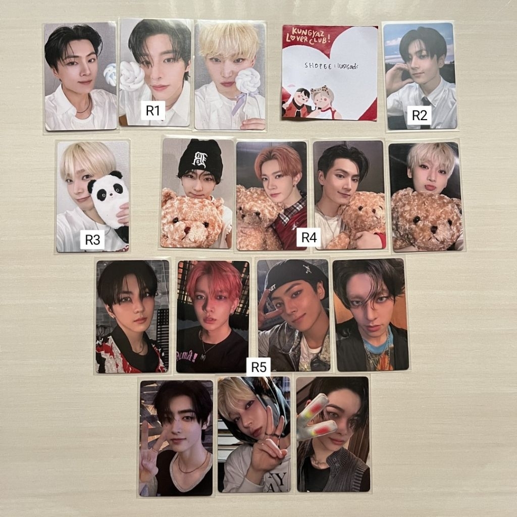 ENHYPEN Luckydraw Yizhiyu / LD YZY ROMANCE:UNTOLD PC Photocard - Heeseung, Jay, Jake, Sunghoon, Suno
