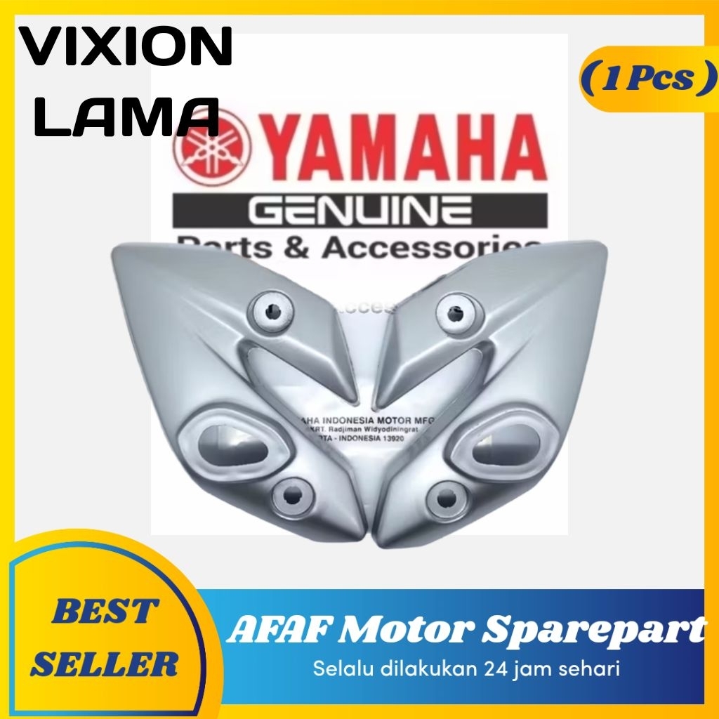 KUPINGAN DUDUKAN DEPAN SEIN SEN VIXION LAMA OLD KANAN KIRI SET 2010 2011 2012 Warna Silver Original
