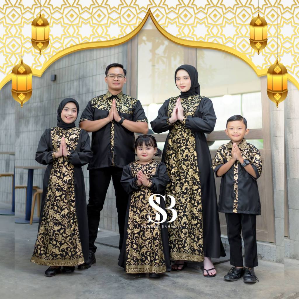 baju couple pasangan baju lebaran couple keluarga gamis couple keluarga gaun couple ibu anak baju mu