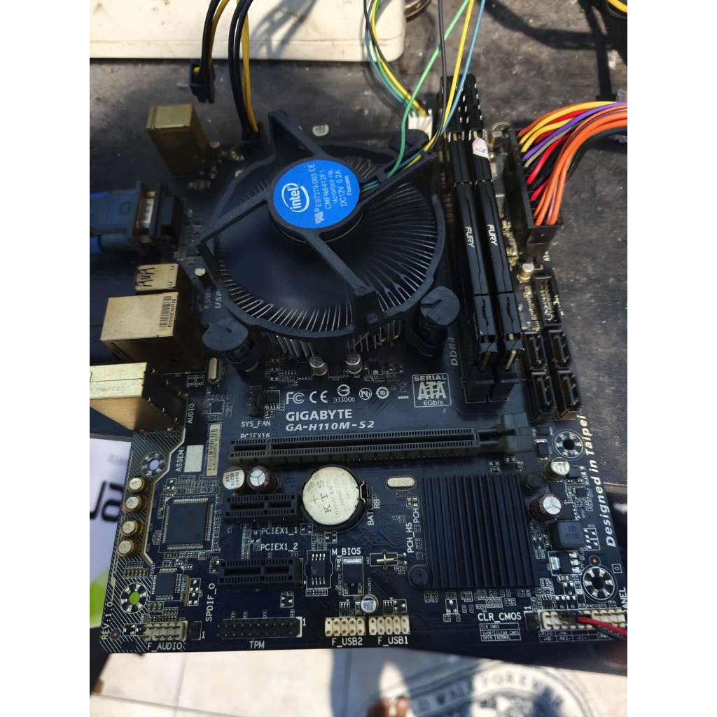 Motherboard H110M dan Proci g4560