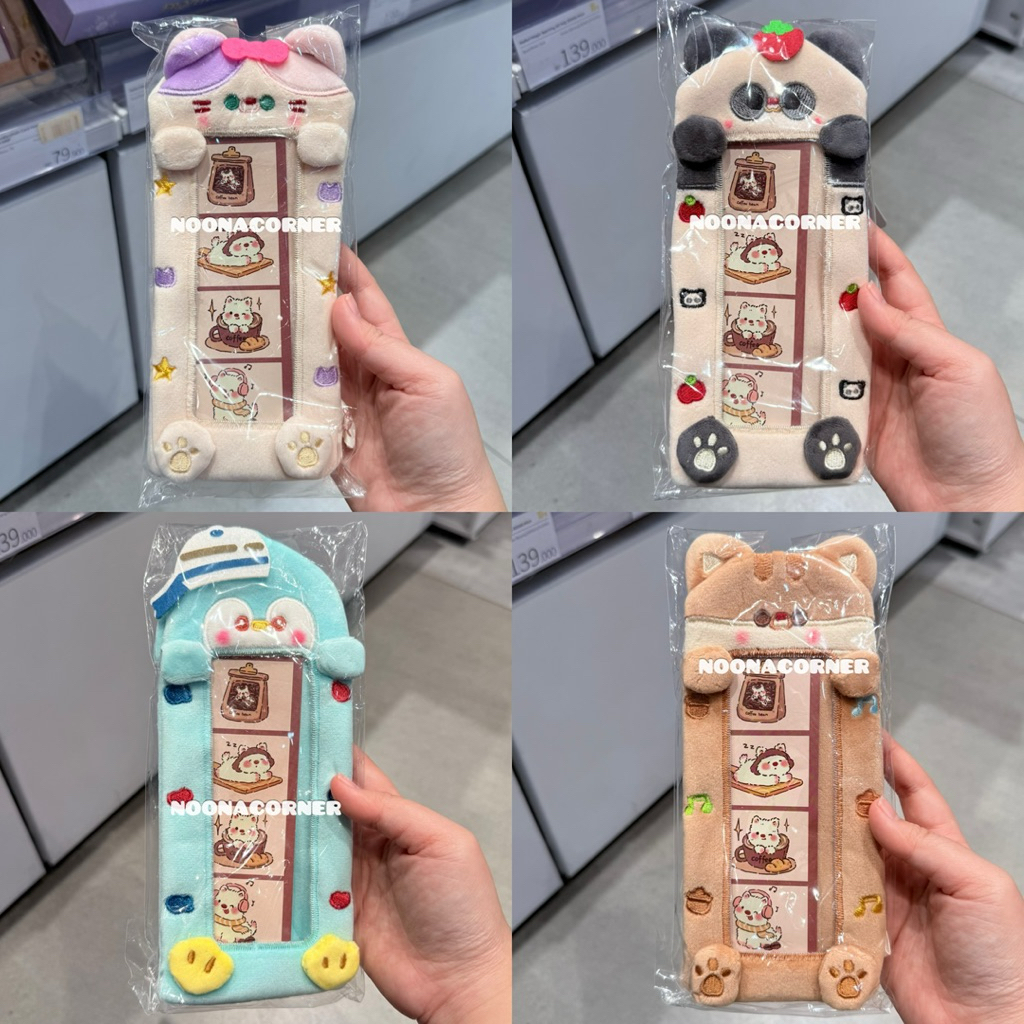 

Ohsome! x Fanzstudio ‼️ Plush Card Holder Photo Animal Collections (Cat / Panda / Penguin / Doggy)
