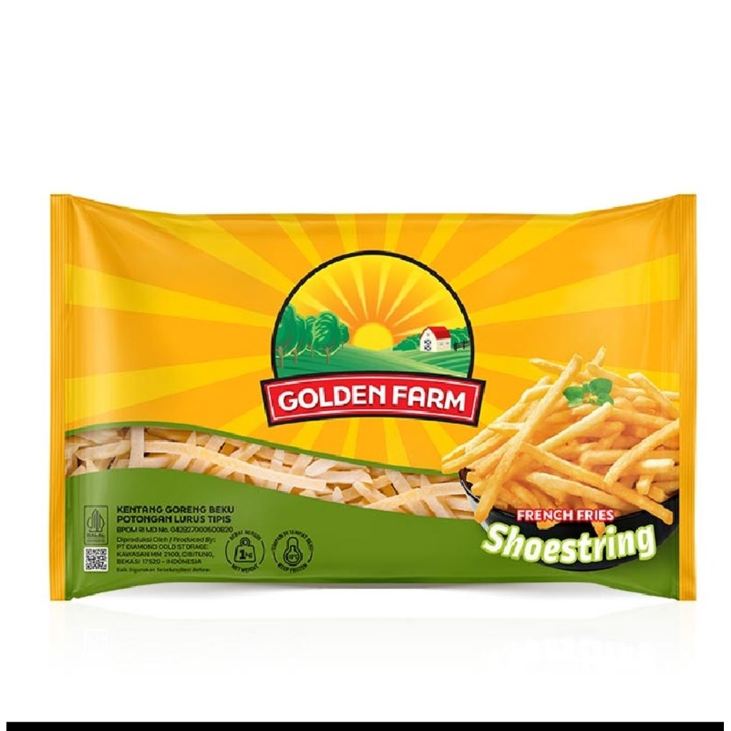 

Golden farm french fries shoestring