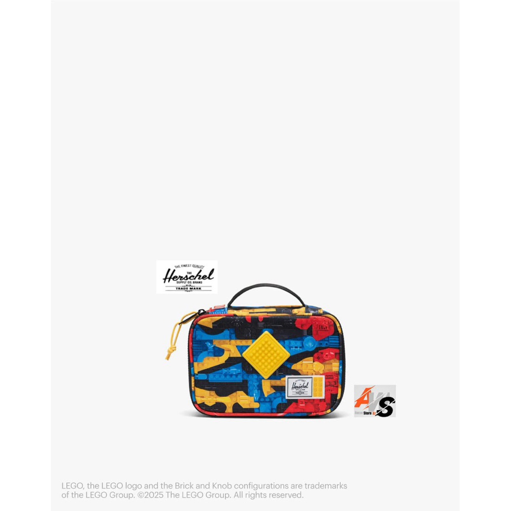 

HERSCHEL-LEGO HERITAGE PENCIL CASE-SCAVENGERHUNT BRICKS-(2L)-ACC-UK