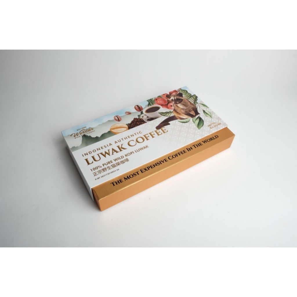 

Kopi Luwak Asli Paket Isi 5 Mix Gift Box premium