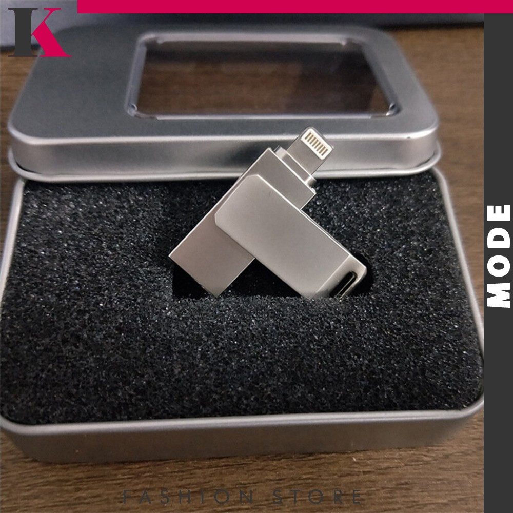 Tempat Usb Flash Disk Kotak Kaleng Penyimpanan USB Kotak Packing Flashdisk Souvenir Box Kmode C1192