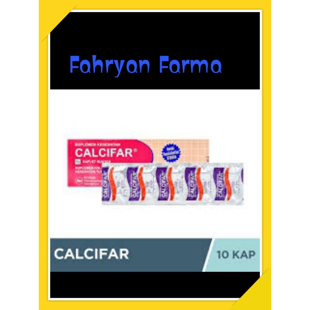 Calcifar/strip/10kap, vitamin kalsium