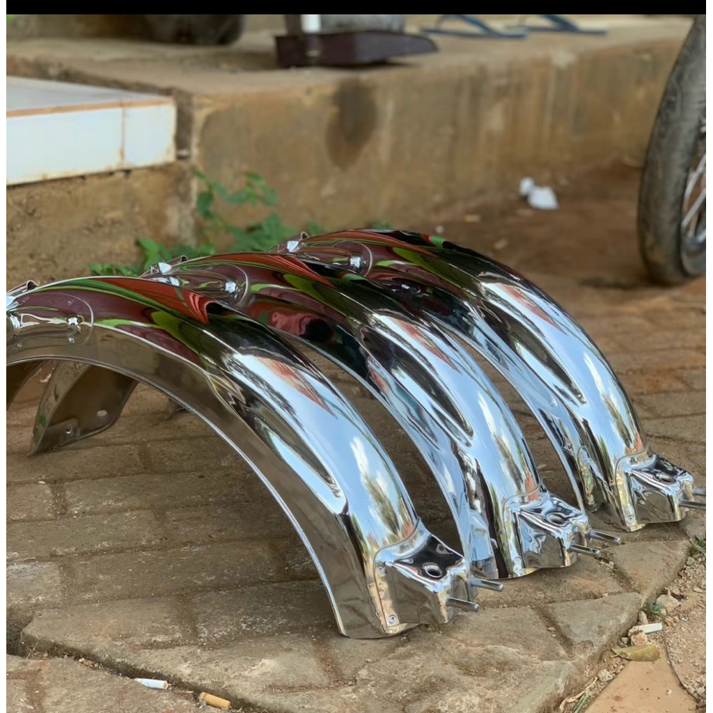 Spakbor slebor belakang cb pres nganjuk crom/spakbor slebor belakang cb125 crom pres nganjuk