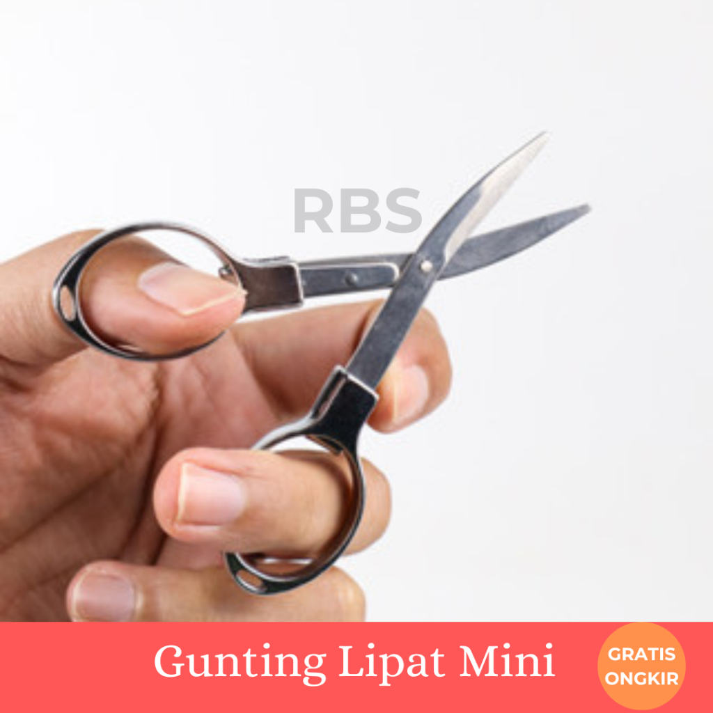 

Redbowstore - Gunting Lipat Mini Stainless Serbaguna Mini Scissors Foldable / Gunting Portabel / Portable Scissors