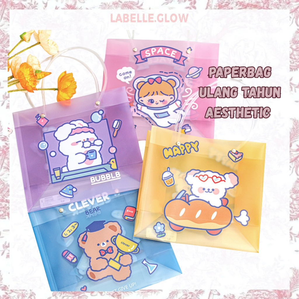 

LB Paper Bag Mini Plastik Tas Kado Goodie Bag Tas Hampers Hadiah Ulang Tahun Souvenir Tas Belanja