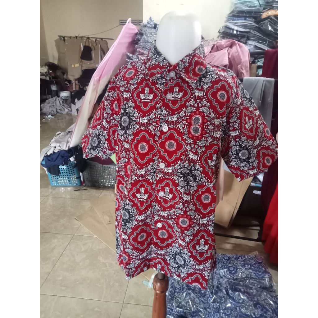 SERAGAM SEKOLAH SD BATIK SD MERAH BAJU BATIK SEKOLAH SD NASIONAL NEGERI
