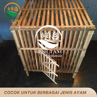 kandang ayam bambu,kurungan ayam bambu Siap Pakai