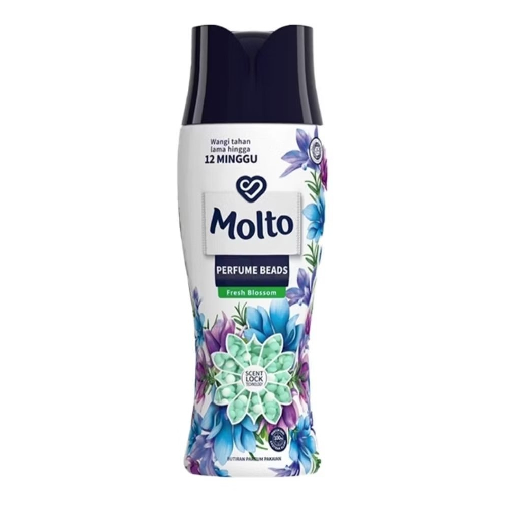 Molto Perfume Beads Fresh Blossom Pelembut dan Pewangi Pakaian Botol 200g