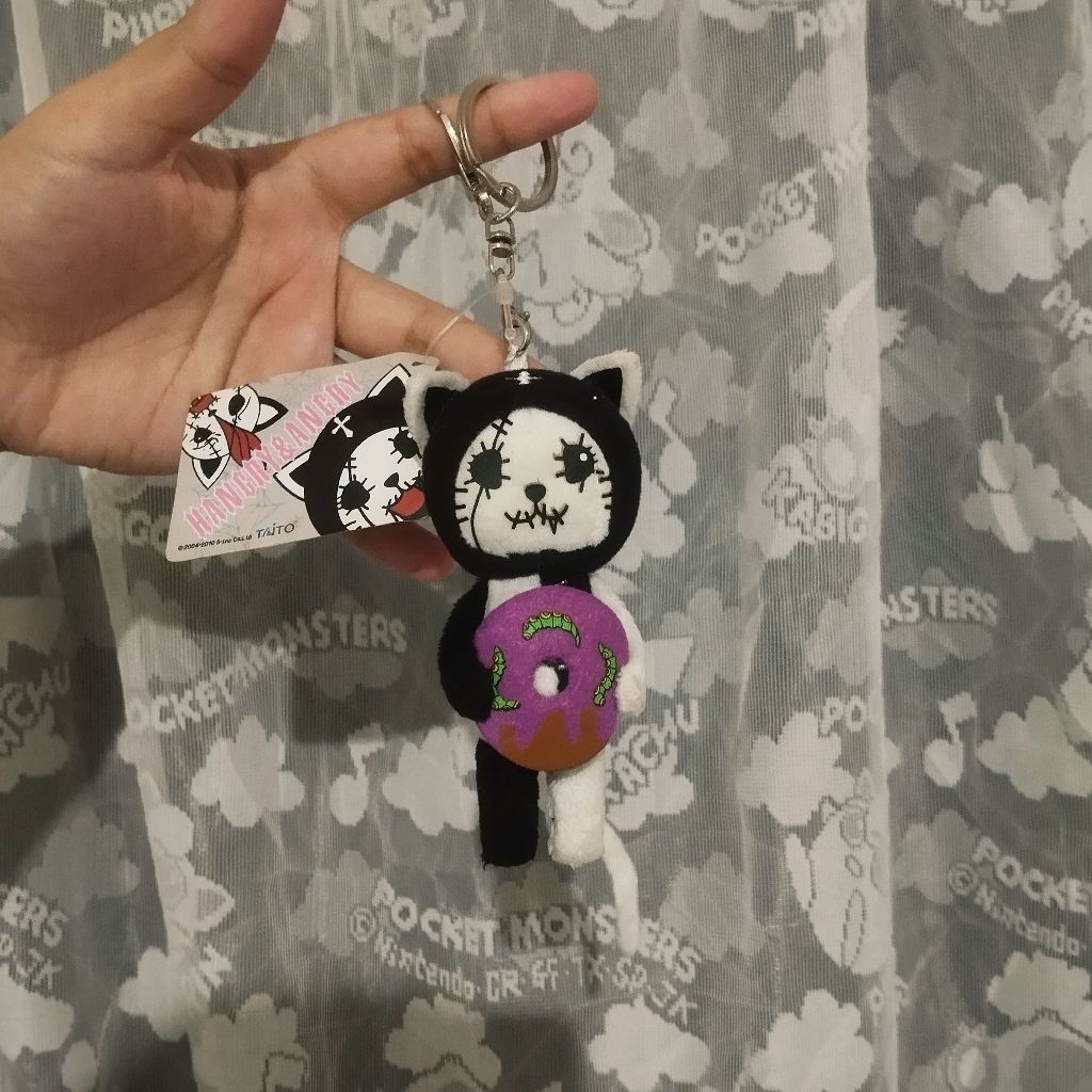 GANTUNGAN BONEKA MASKOT HANGRY & ANGRY DONUT