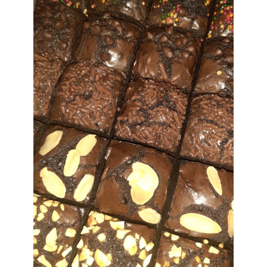

Fudgy brownies premium tebal