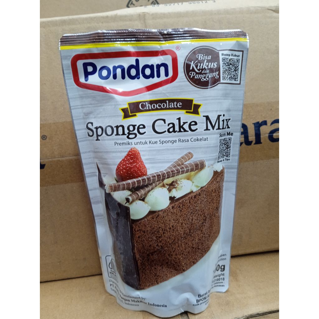 

Pondan Sponge Cake Mix Coklat Pouch 200gr