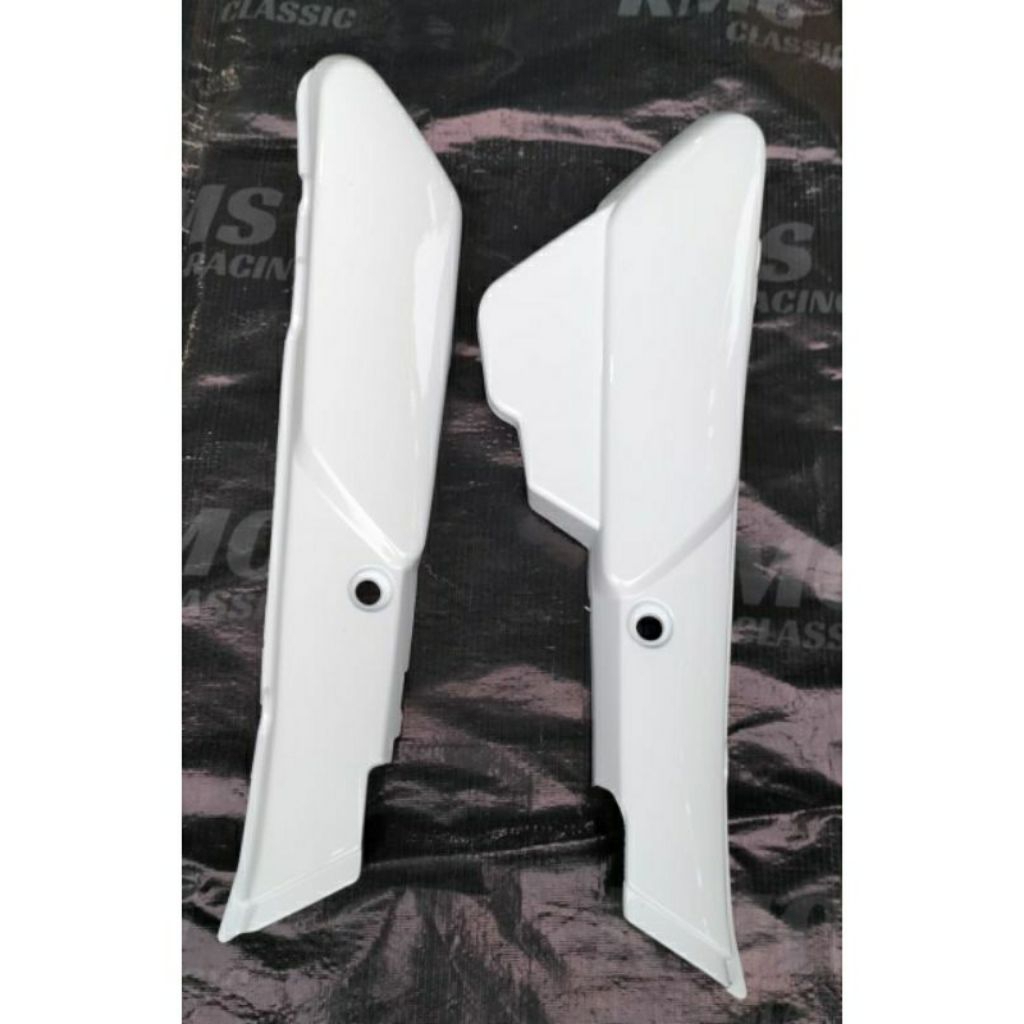 Cover Box Aki Yamaha Alfa Abs Non Ori Warna putih glosi