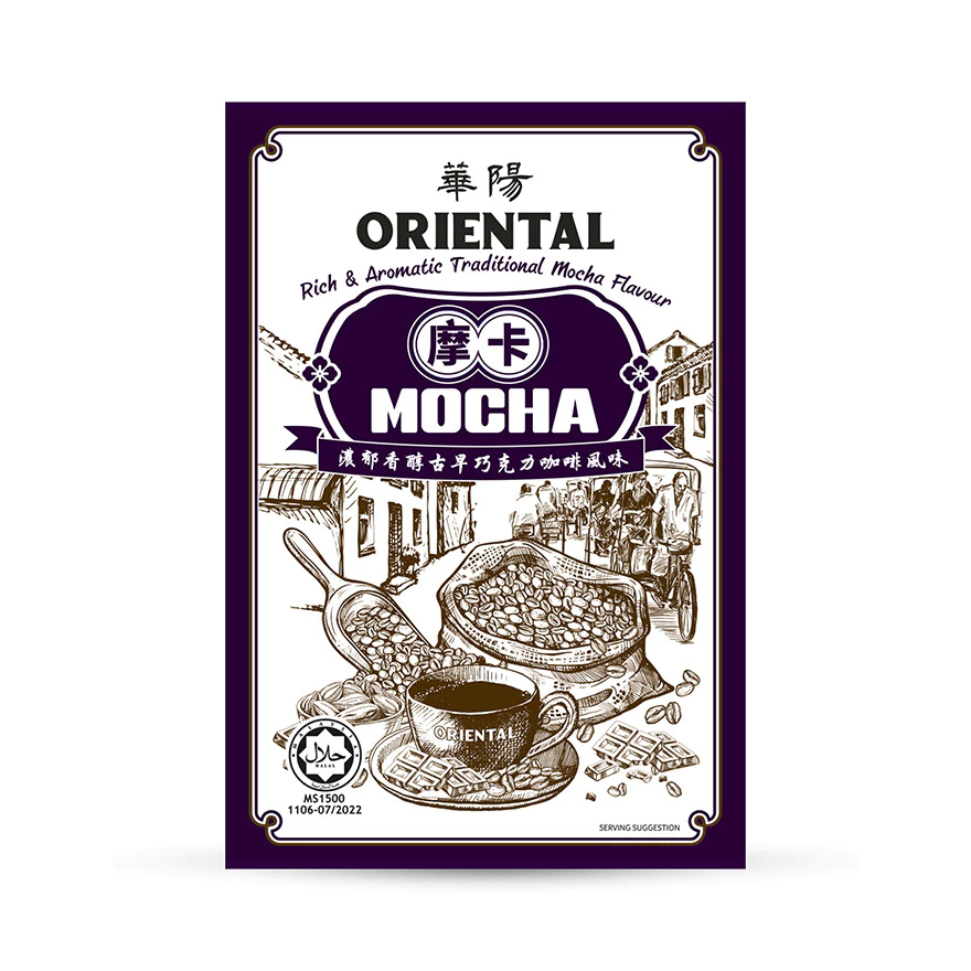 

Oriental Kopi White Coffee Rich & Aromatic Traditional Mocha Flavour 10 x 40 Gram