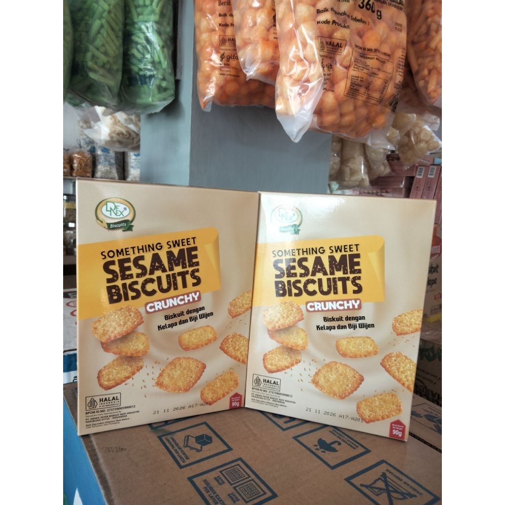 

Dnx sesame biscuits 90gr/biscuits crunchy