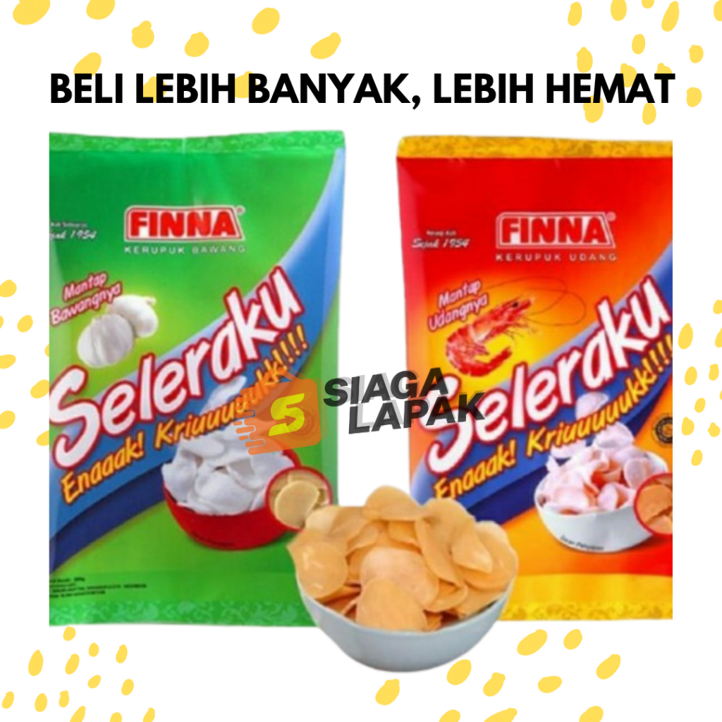 

Kerupuk Finna Seleraku ECERAN 1 PCS Rasa Udang Bawang Krupuk Mentah [BELI BANYAK LEBIH MURAH]