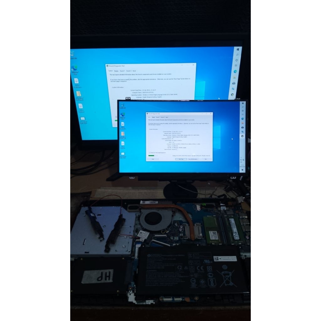 Motherboard Mainboard Mobo Laptop HP 15-DA 15 DA Intel Core i3-7020U