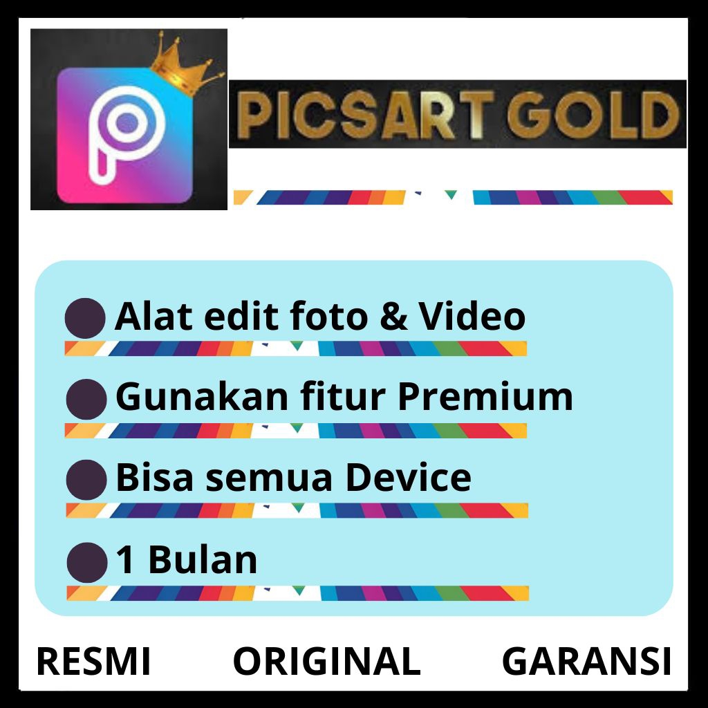 PicsArt Gold - Alat edit foto dan video.