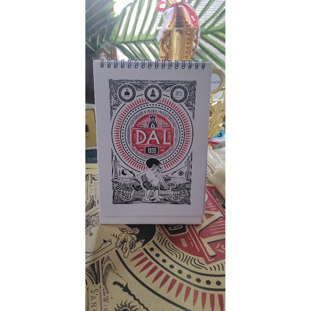 

kalender meja penanggalan Jawa tahun DAL 1959