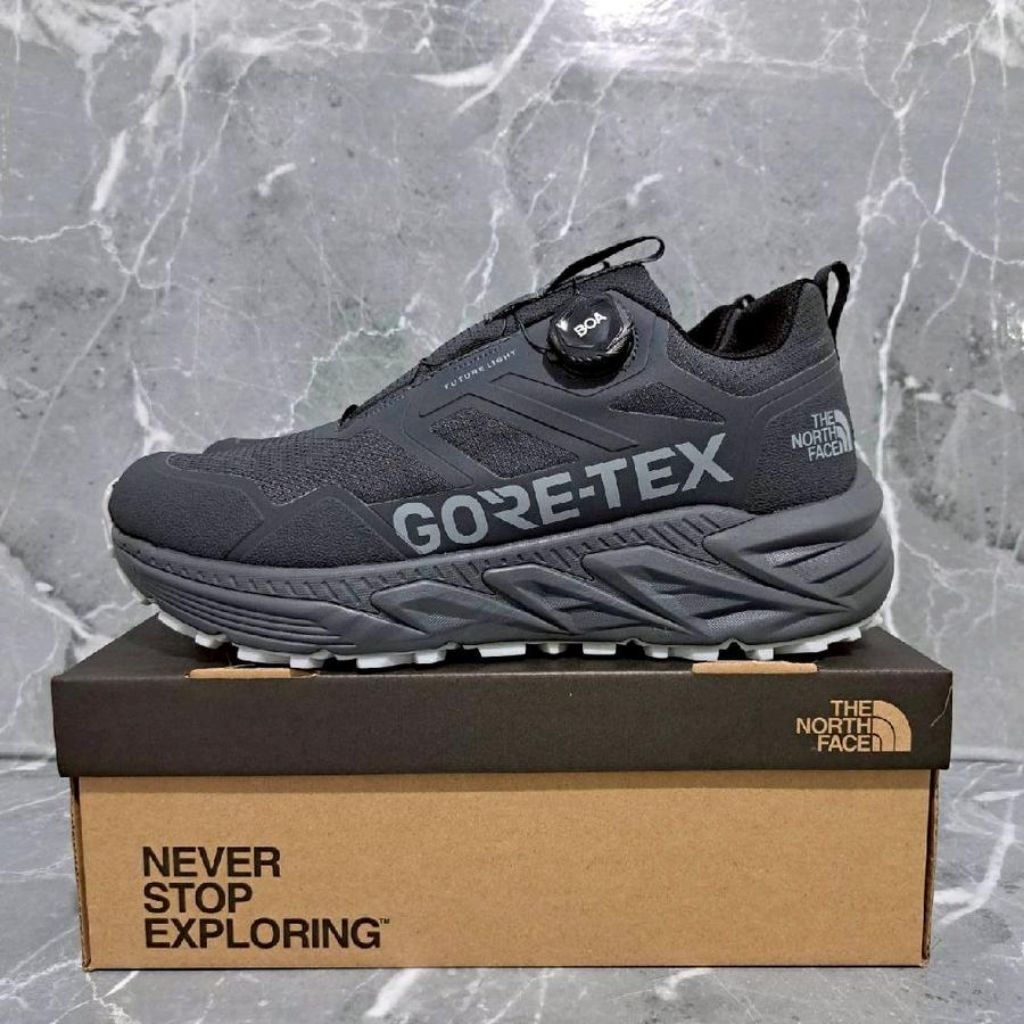 Sepatu Hiking TNF BOA Gore-Tex Black/Grey