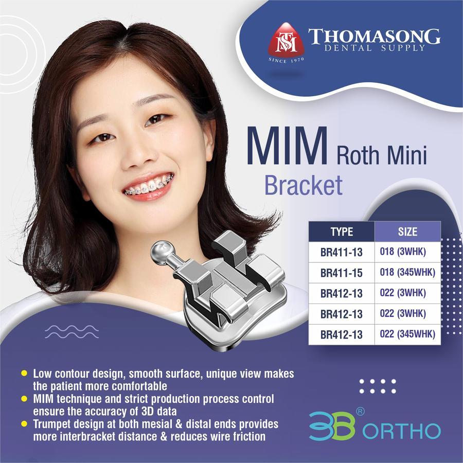 Behel gigi / Braket Gigi MIM Mini Roth BRK - 3B ORTHO