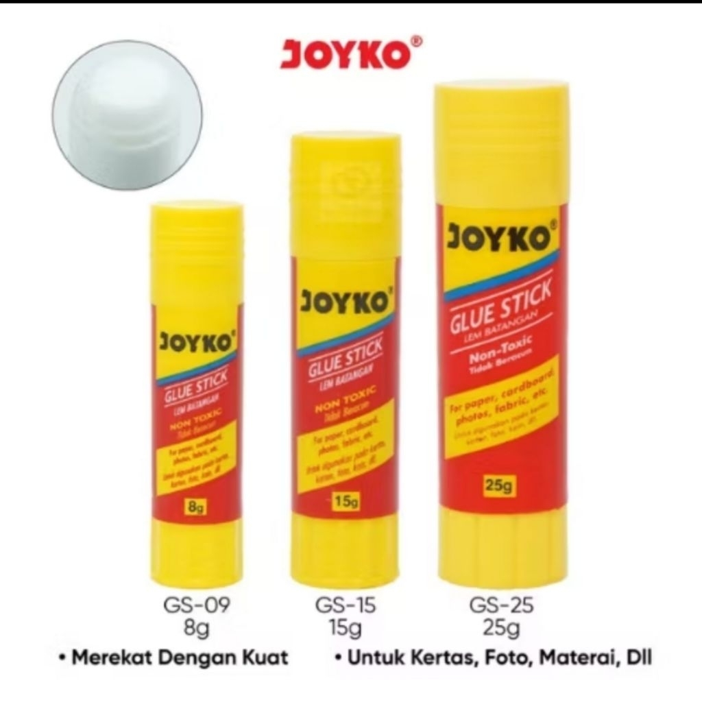 

LEM STICK JOYKO /LEM KERTAS/ LEM KERTAS PUTAR JOYKO
