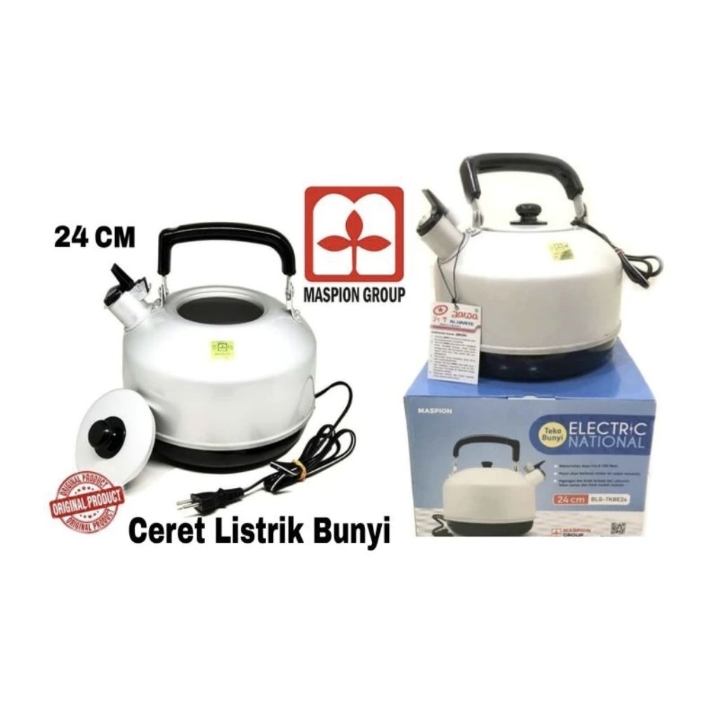 Maspion Ceret Listrik Teko 22 cm Kettle