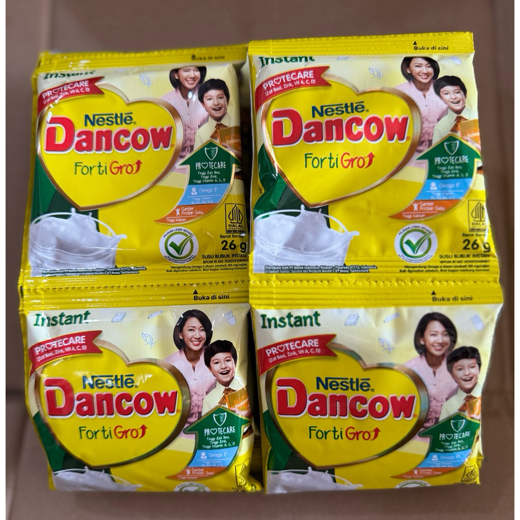 

Nestle Dancow FortiGro 26g 1Renceng isi 10Sachet